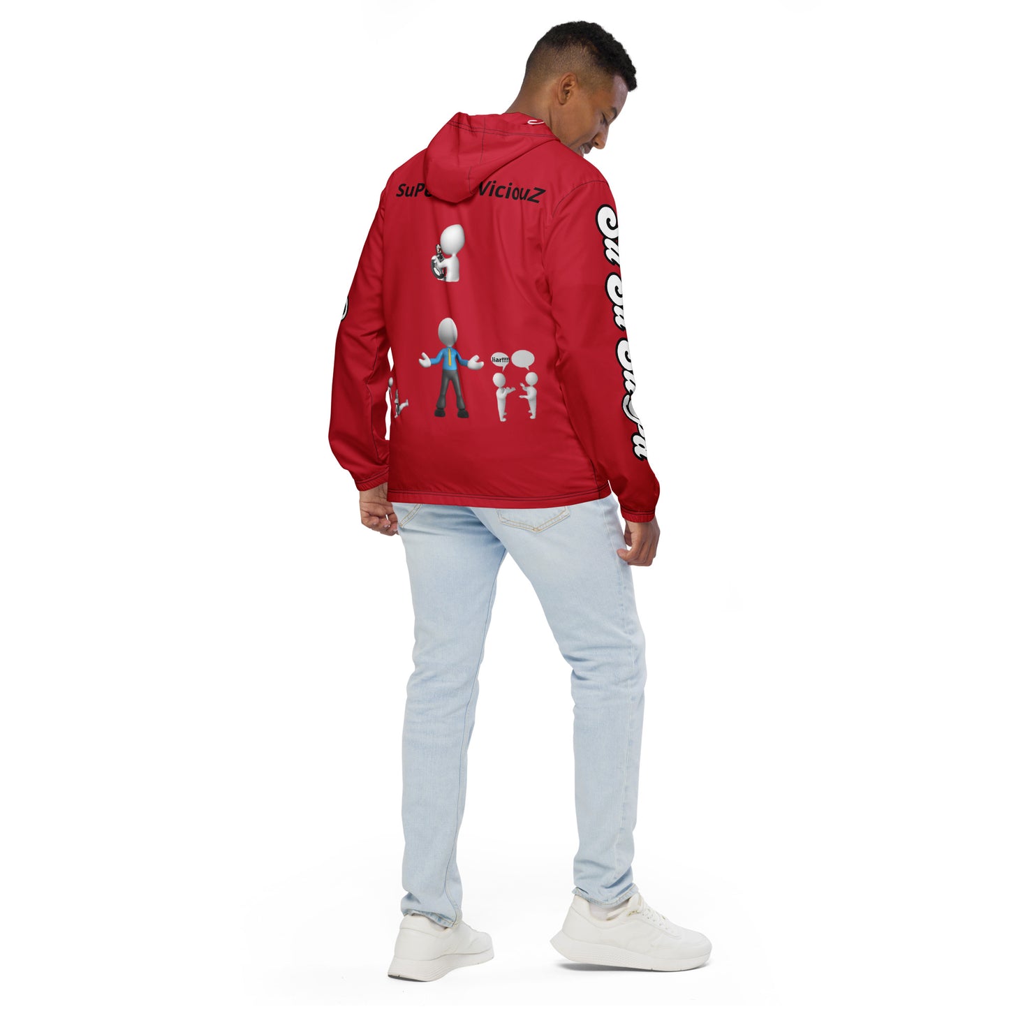 SupER Red Men’s windbreaker
