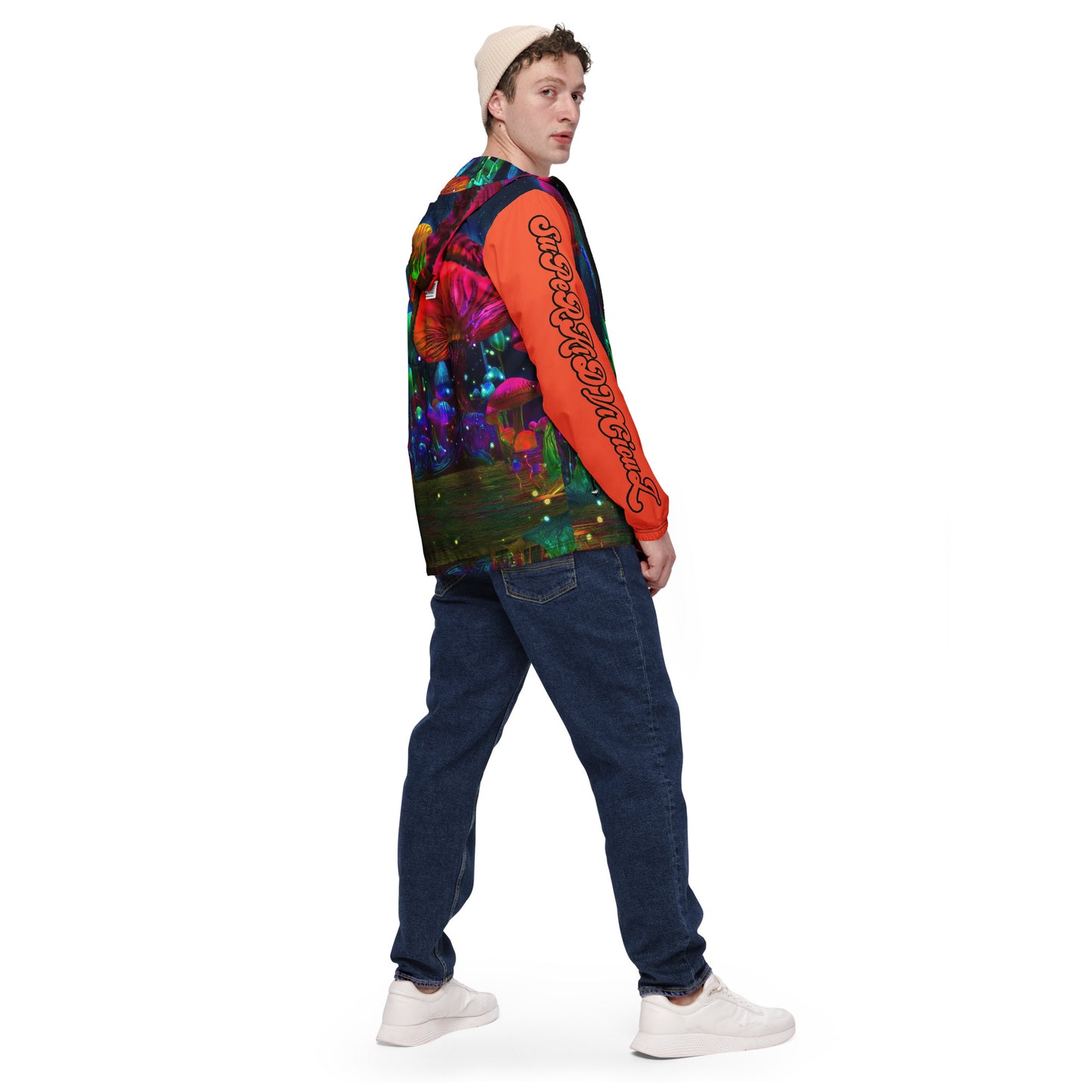 SuPeR OraNGe Men’s windbreaker