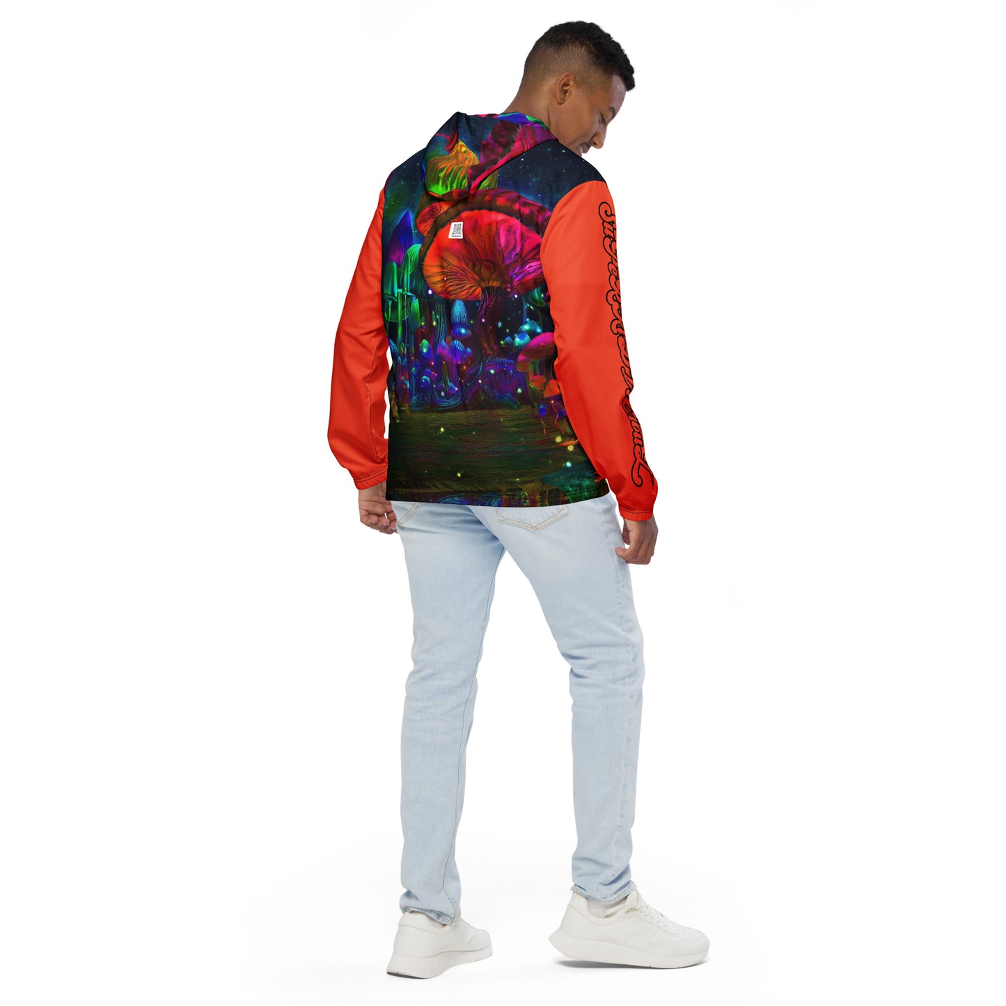 SuPeR OraNGe Men’s windbreaker