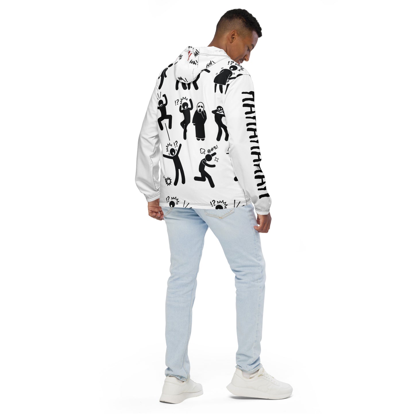 SupEr ahahaha stick Men’s windbreaker