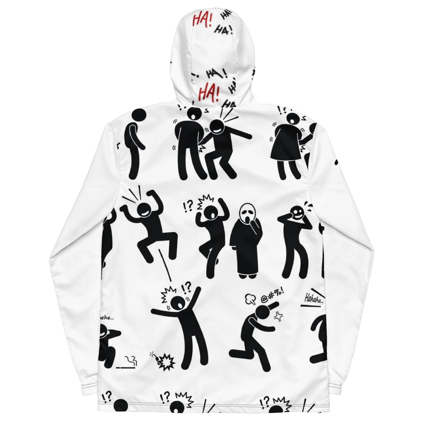 SupEr ahahaha stick Men’s windbreaker