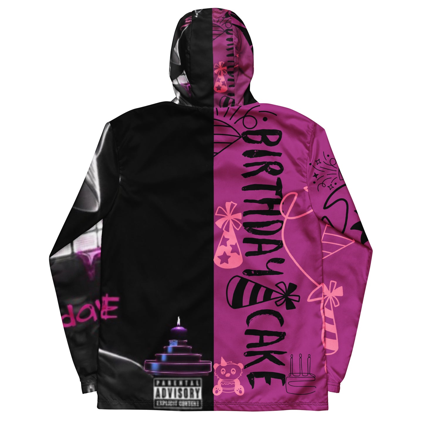 SuPeRKiDViCiouZ BIRTHDAY CAKE Men’s windbreaker
