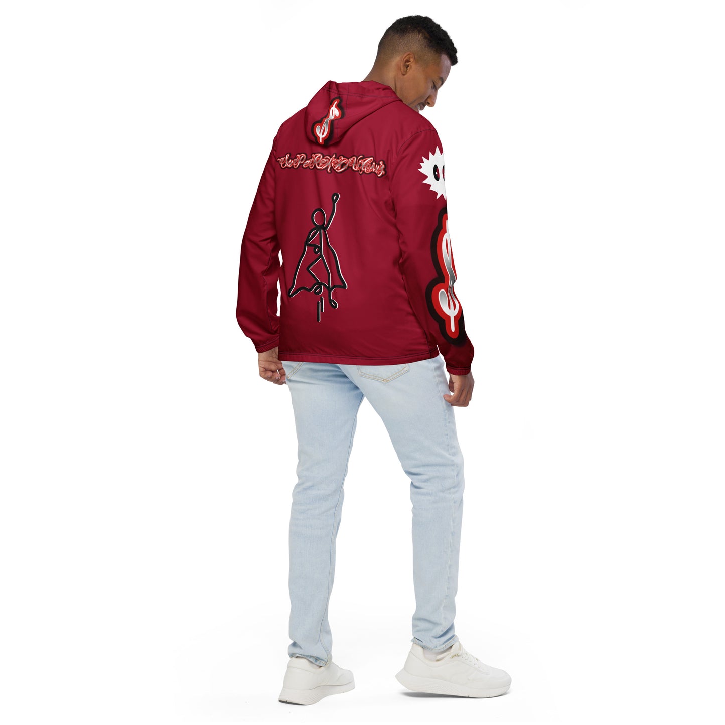 da league red Men’s windbreaker