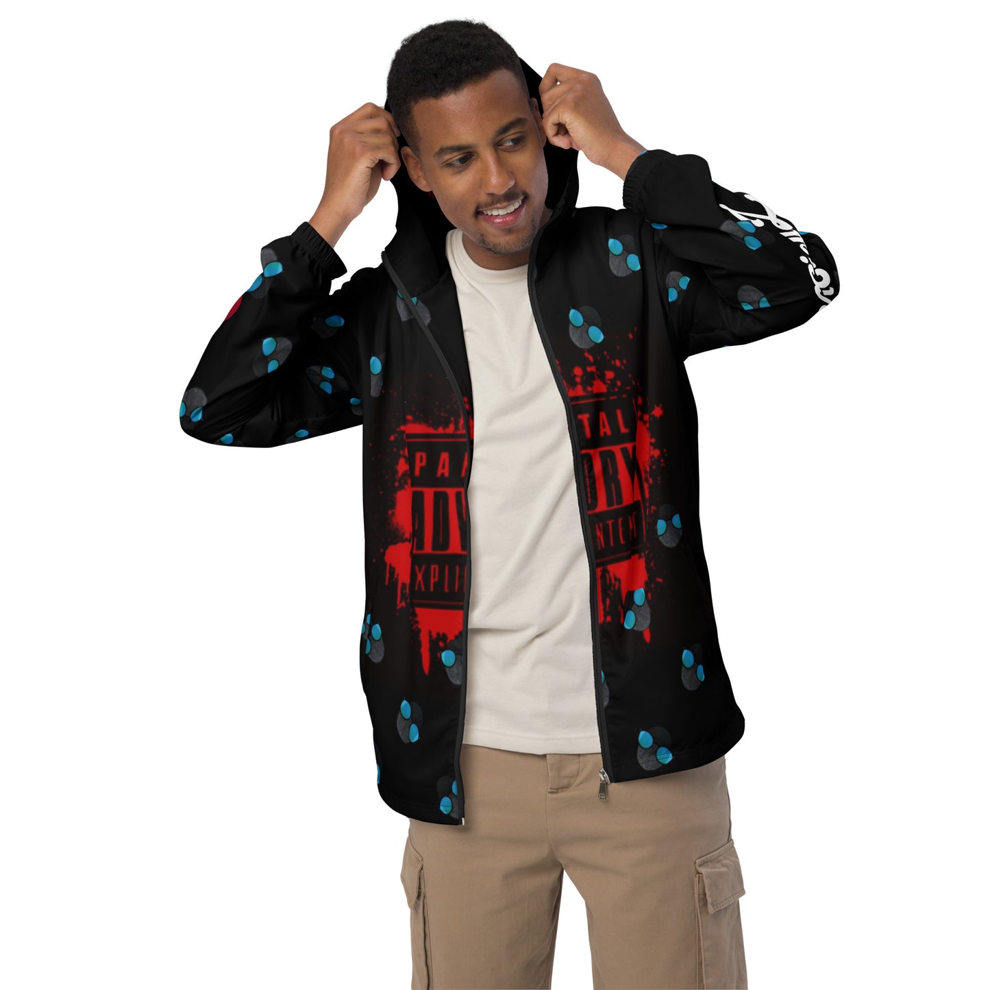 SuPeR Red lyriC Men’s windbreaker