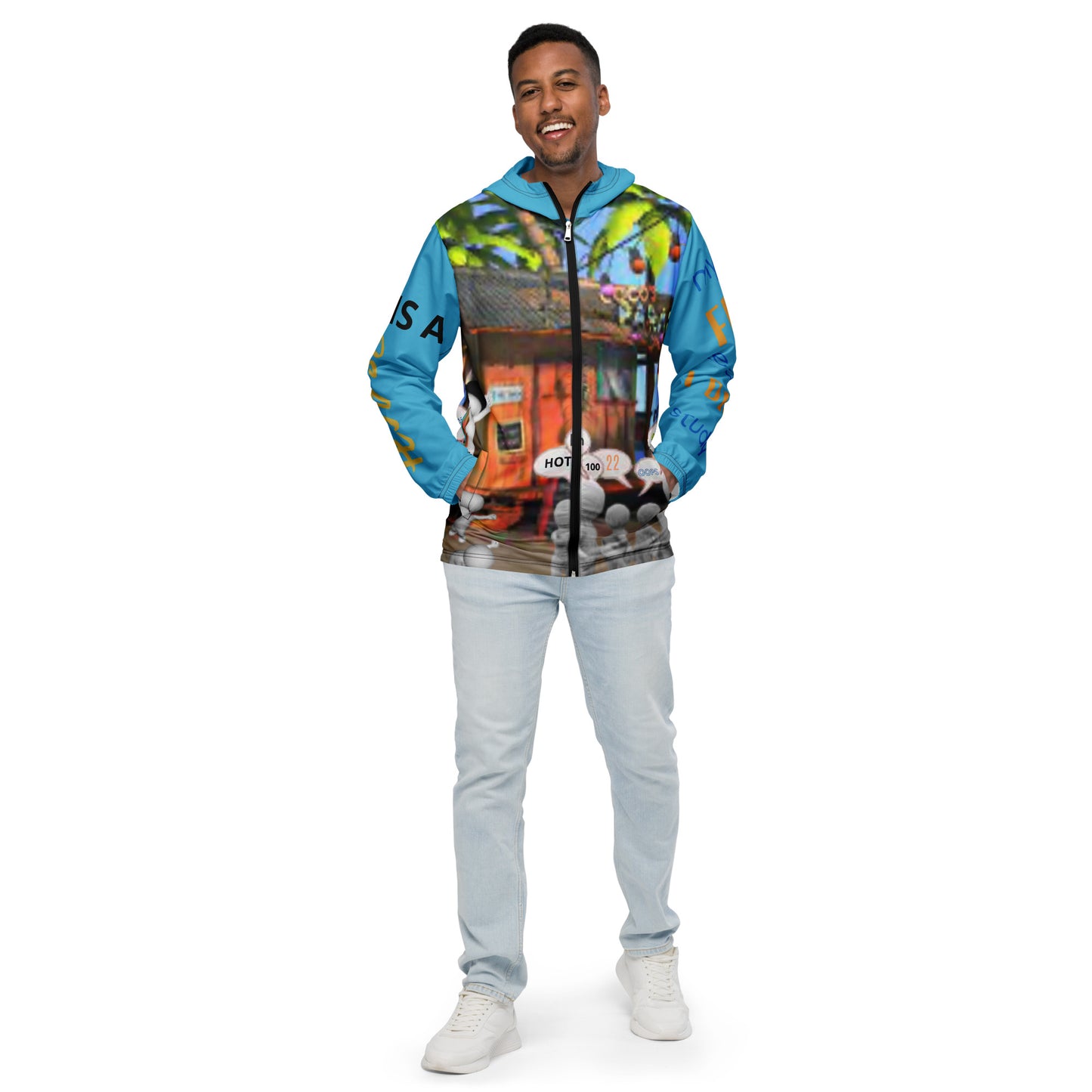SuPeR BEACH Men’s windbreaker