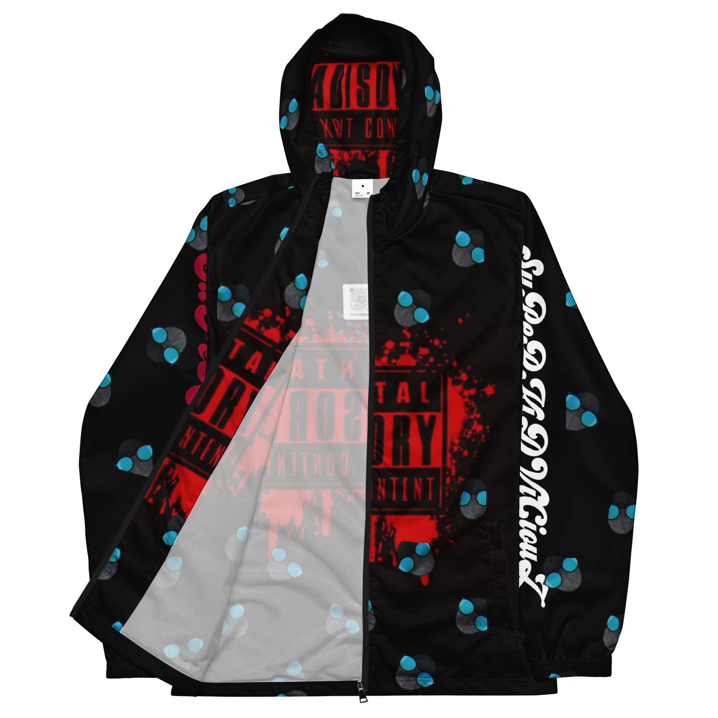 SuPeR Red lyriC Men’s windbreaker