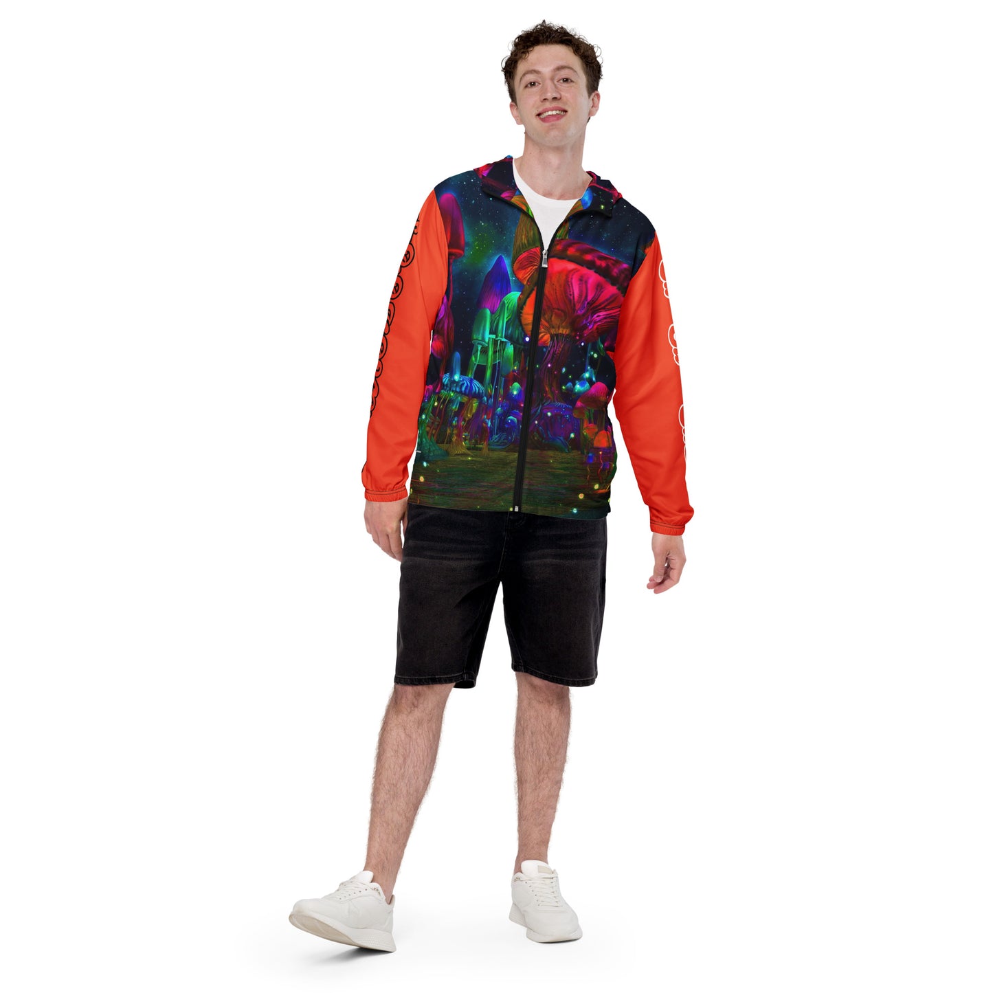 SuPeR OraNGe Men’s windbreaker