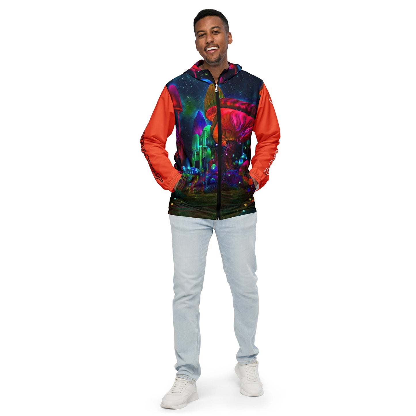 SuPeR OraNGe Men’s windbreaker