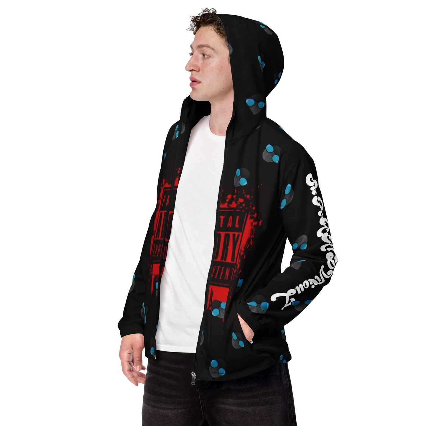 SuPeR Red lyriC Men’s windbreaker