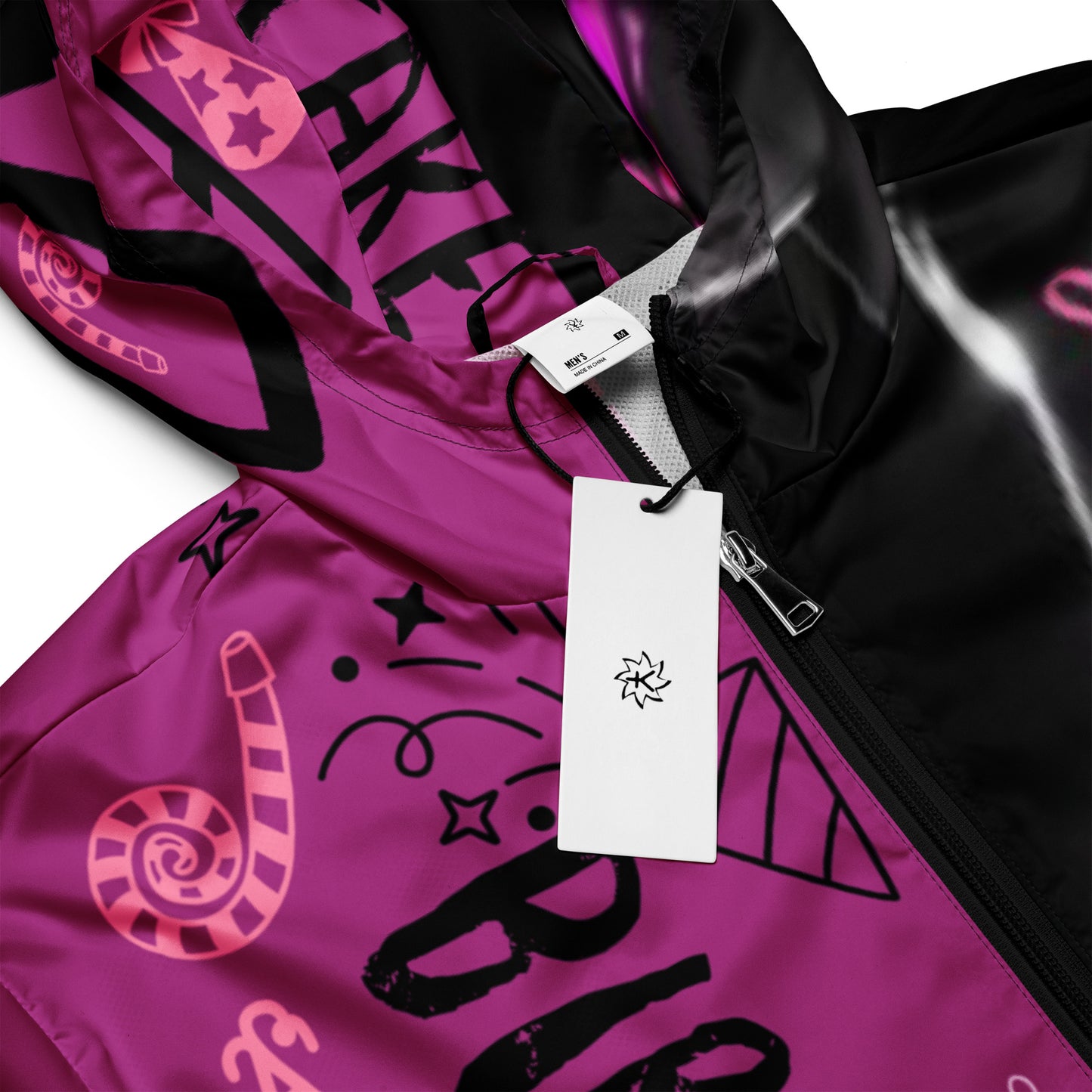 SuPeRKiDViCiouZ BIRTHDAY CAKE Men’s windbreaker