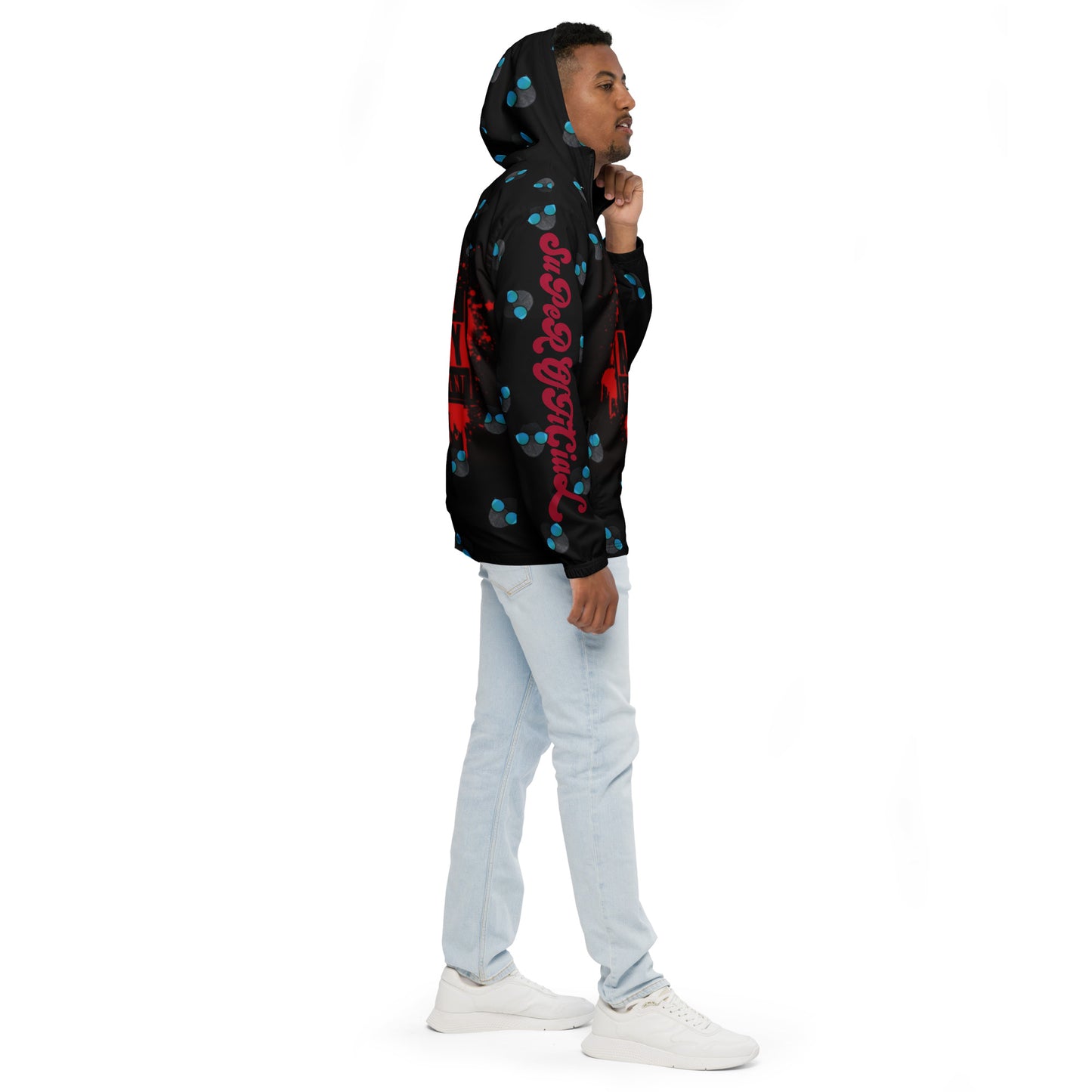 SuPeR Red lyriC Men’s windbreaker