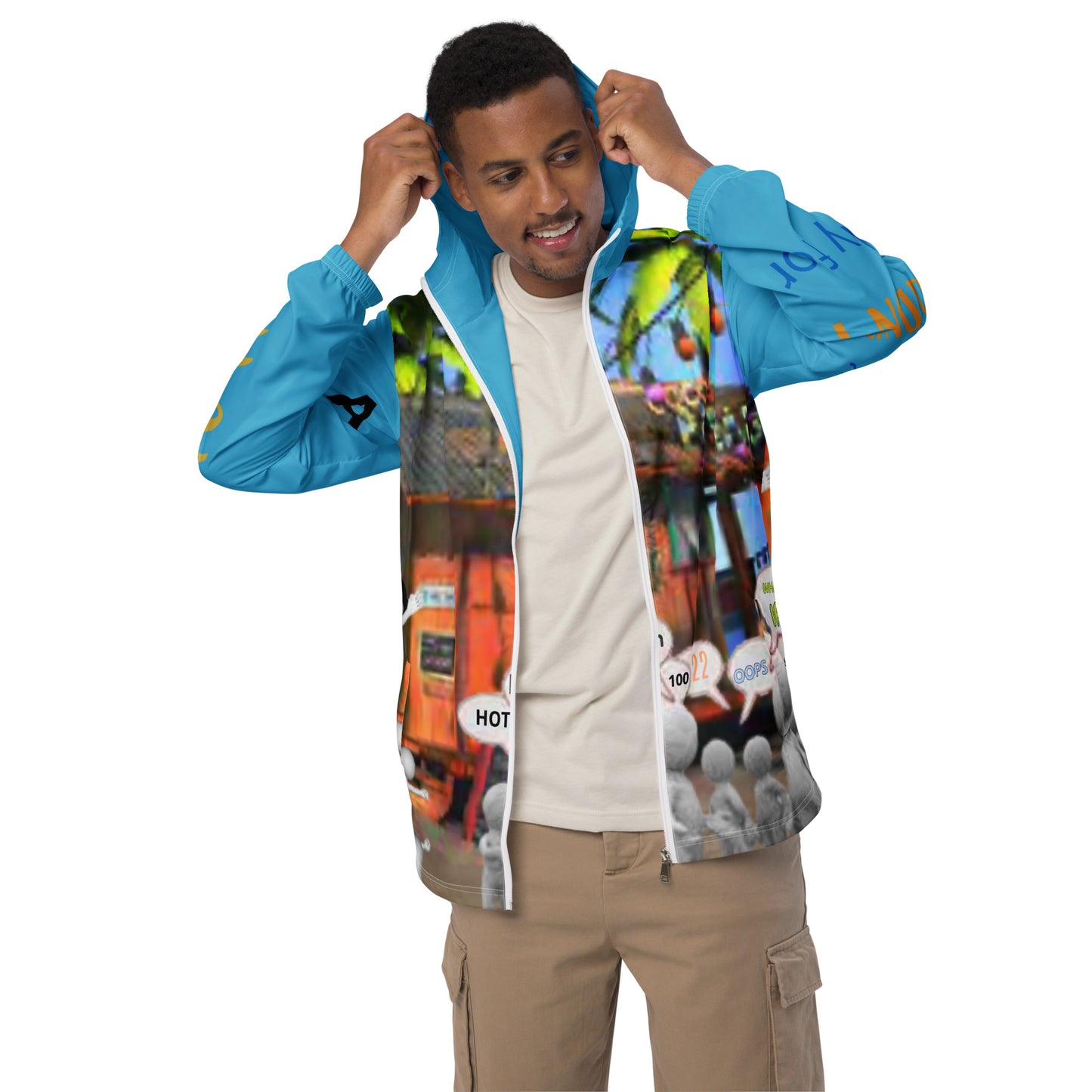 SuPeR BEACH Men’s windbreaker