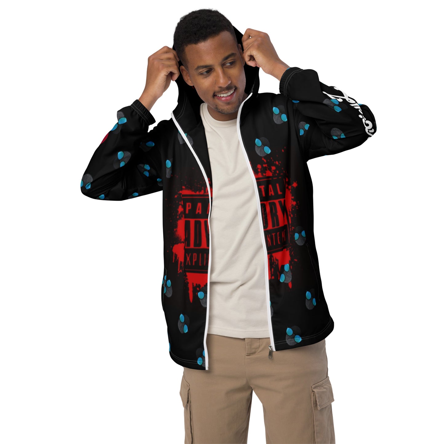 SuPeR Red lyriC Men’s windbreaker