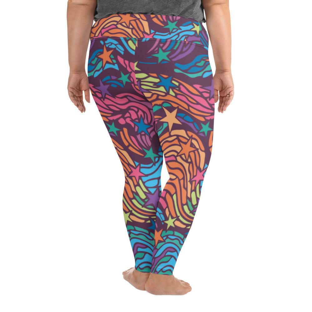 SUPA All-Over Print Plus Size Leggings