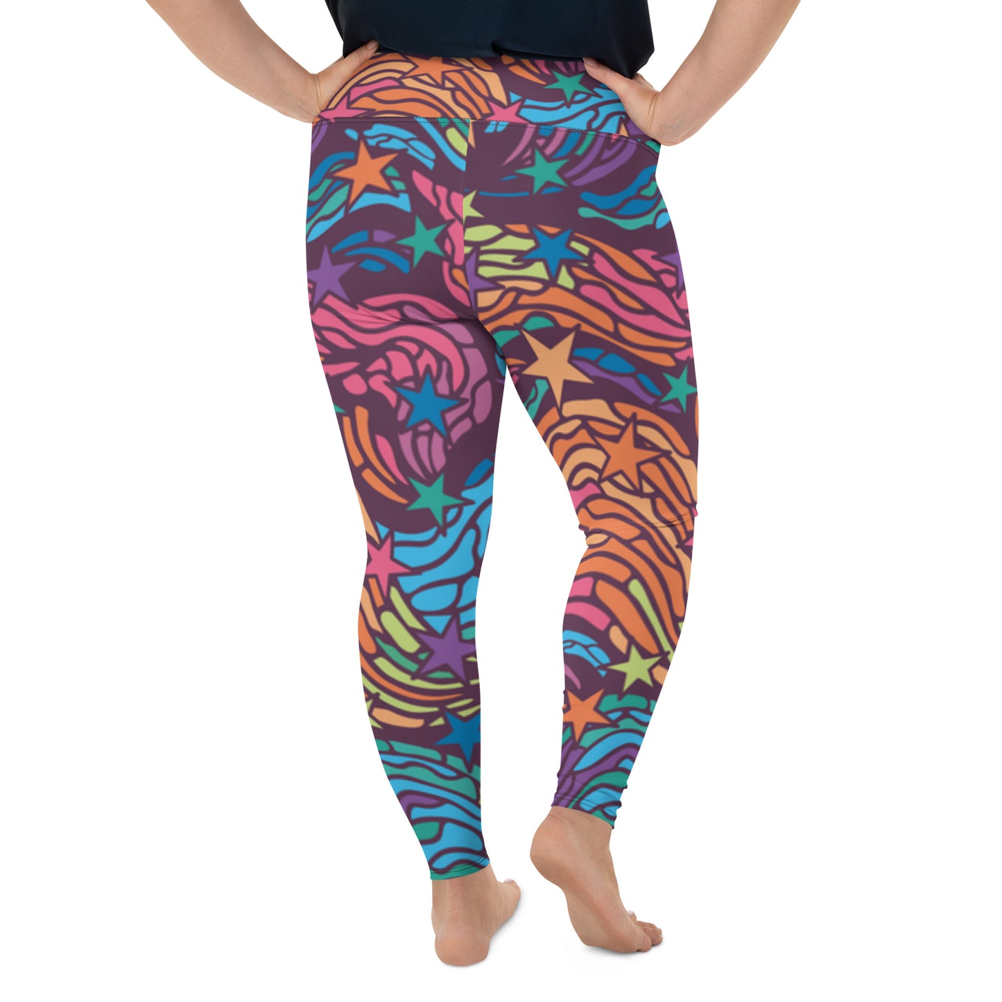 SUPA All-Over Print Plus Size Leggings