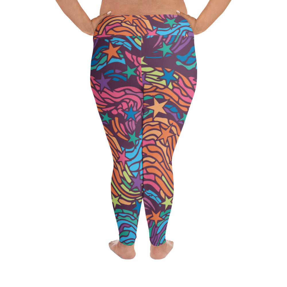 SUPA All-Over Print Plus Size Leggings