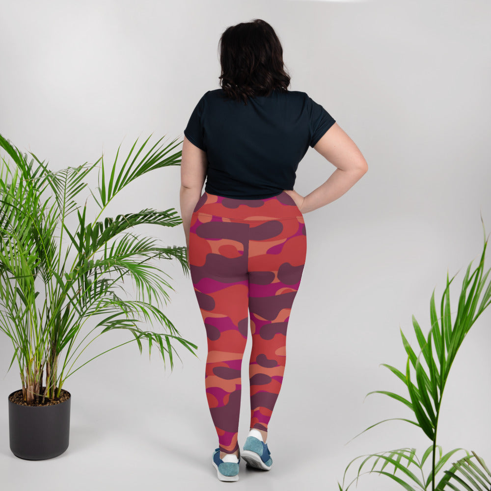 SUPA All-Over Print Plus Size Leggings