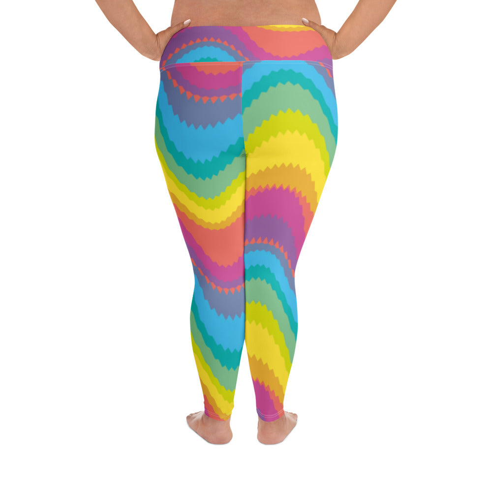 SUPA All-Over Print Plus Size Leggings