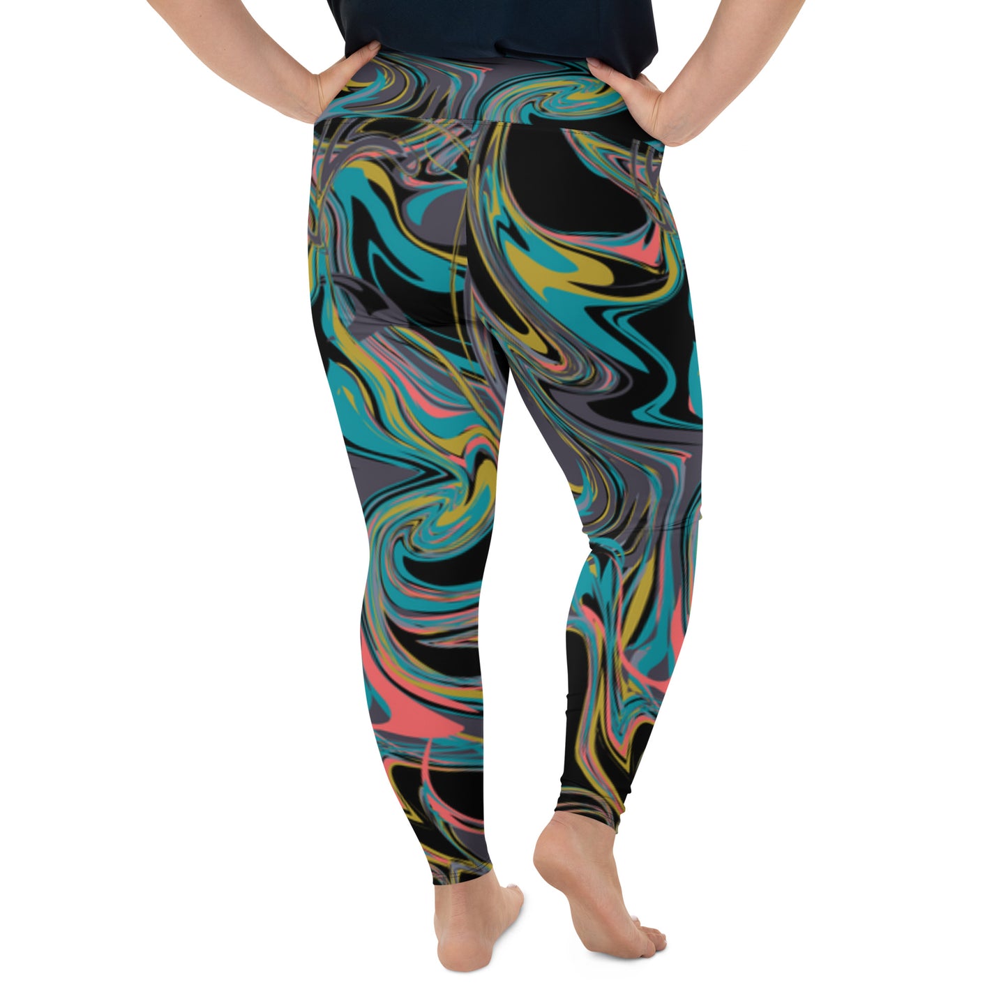 SUPA All-Over Print Plus Size Leggings