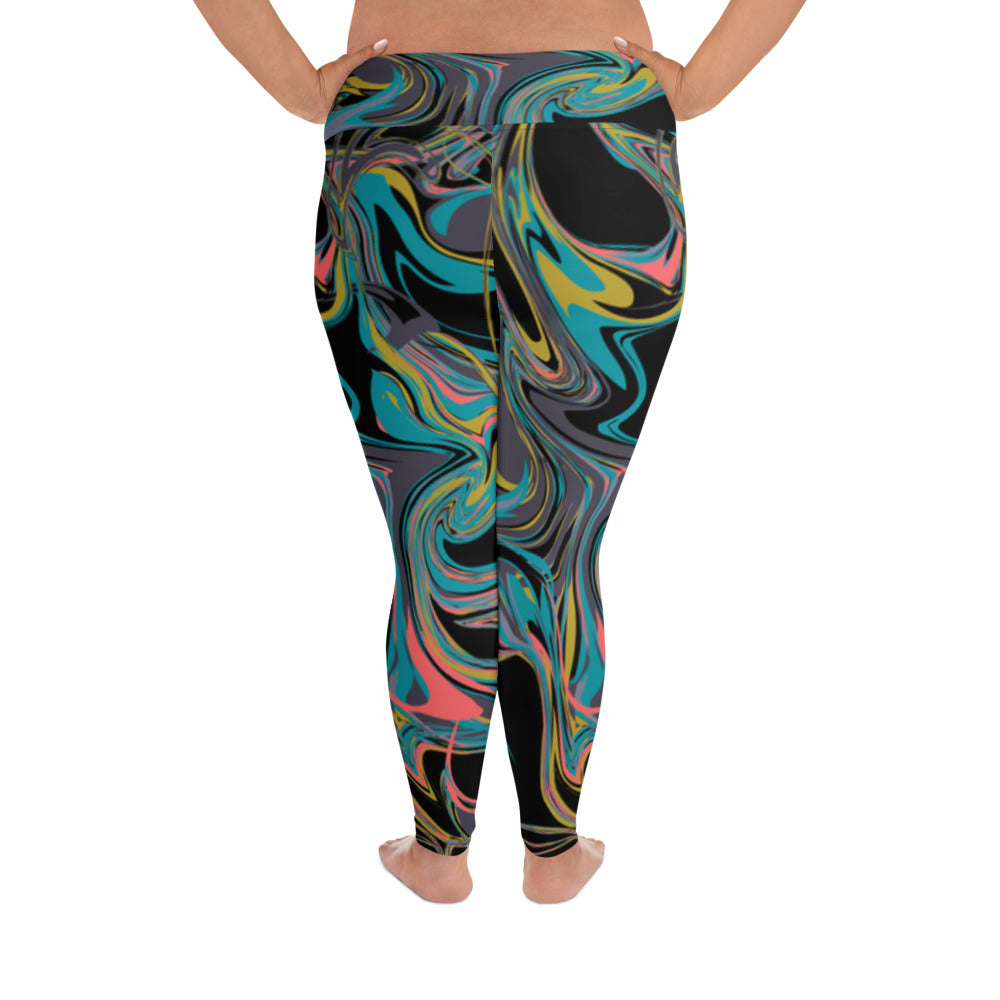 SUPA All-Over Print Plus Size Leggings