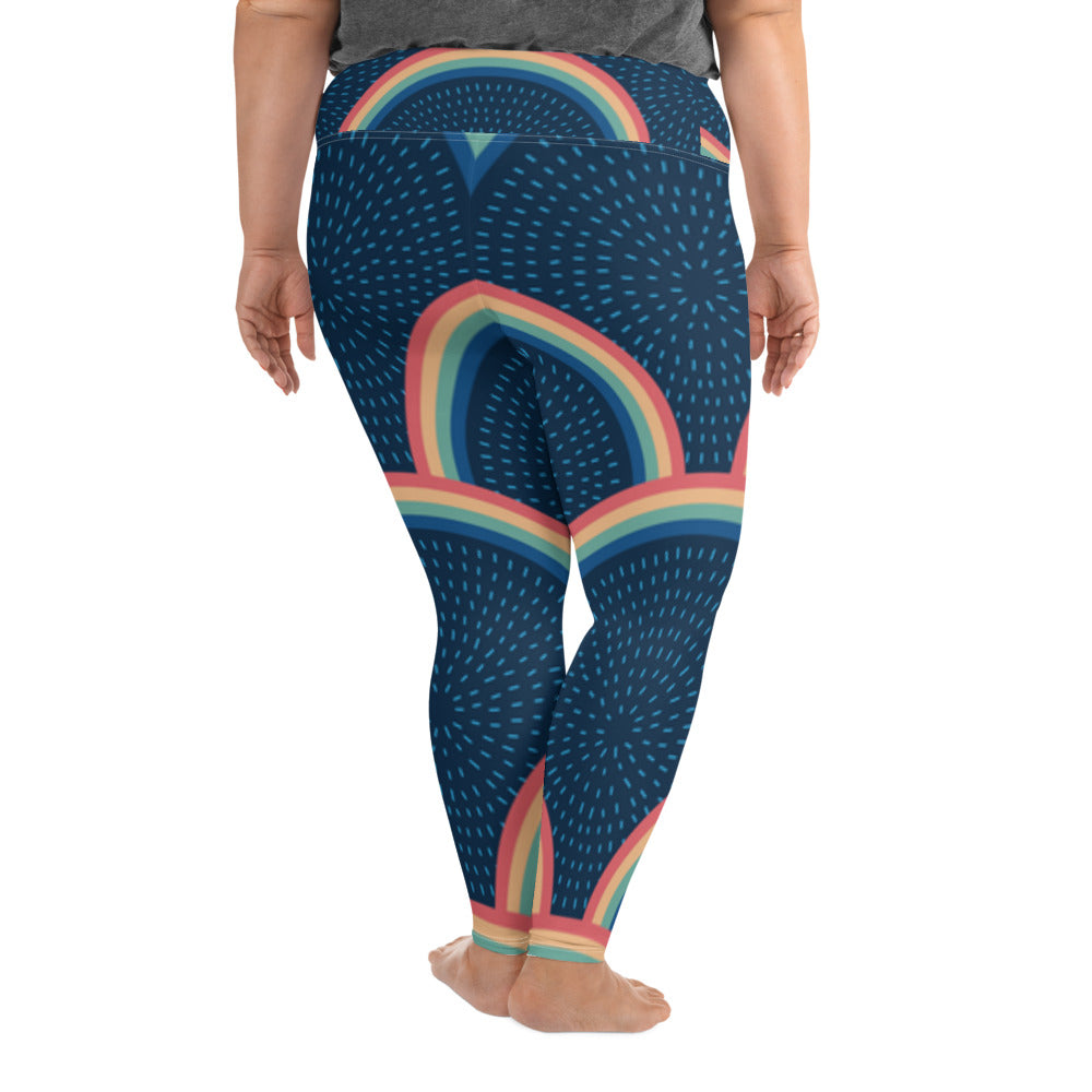 SUPA All-Over Print Plus Size Leggings
