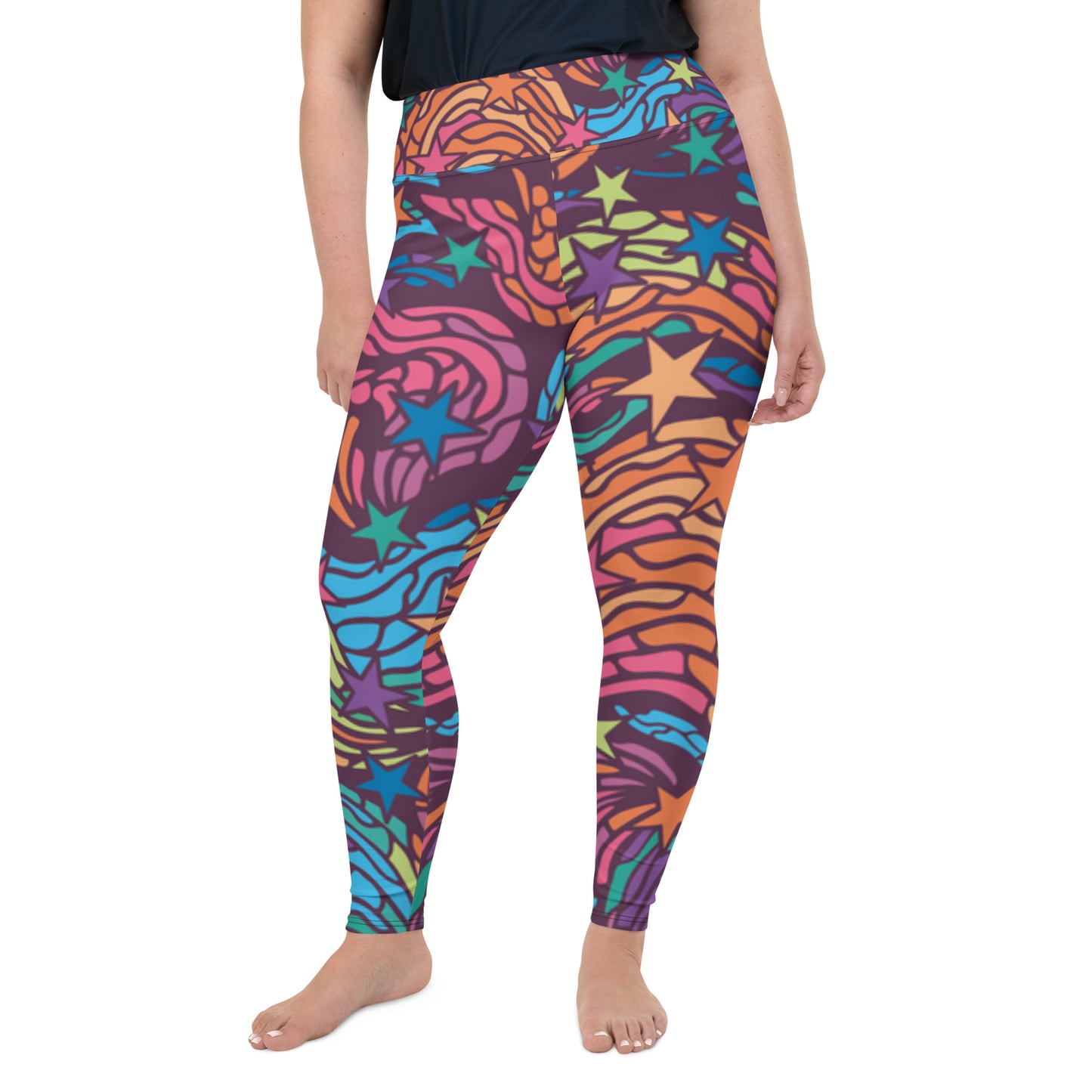 SUPA All-Over Print Plus Size Leggings