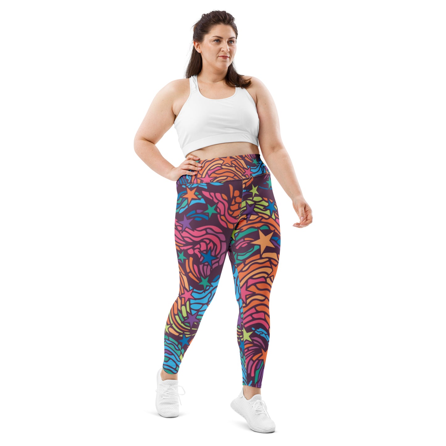 SUPA All-Over Print Plus Size Leggings