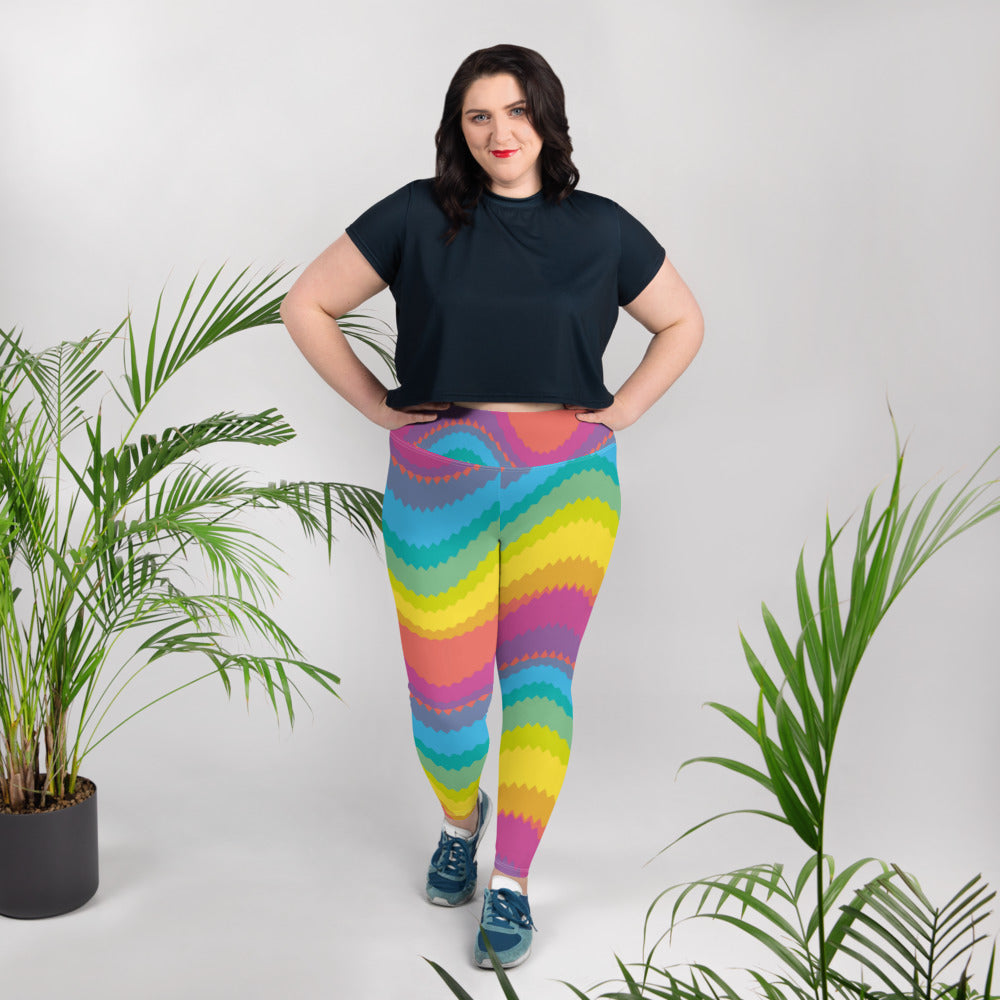 SUPA All-Over Print Plus Size Leggings