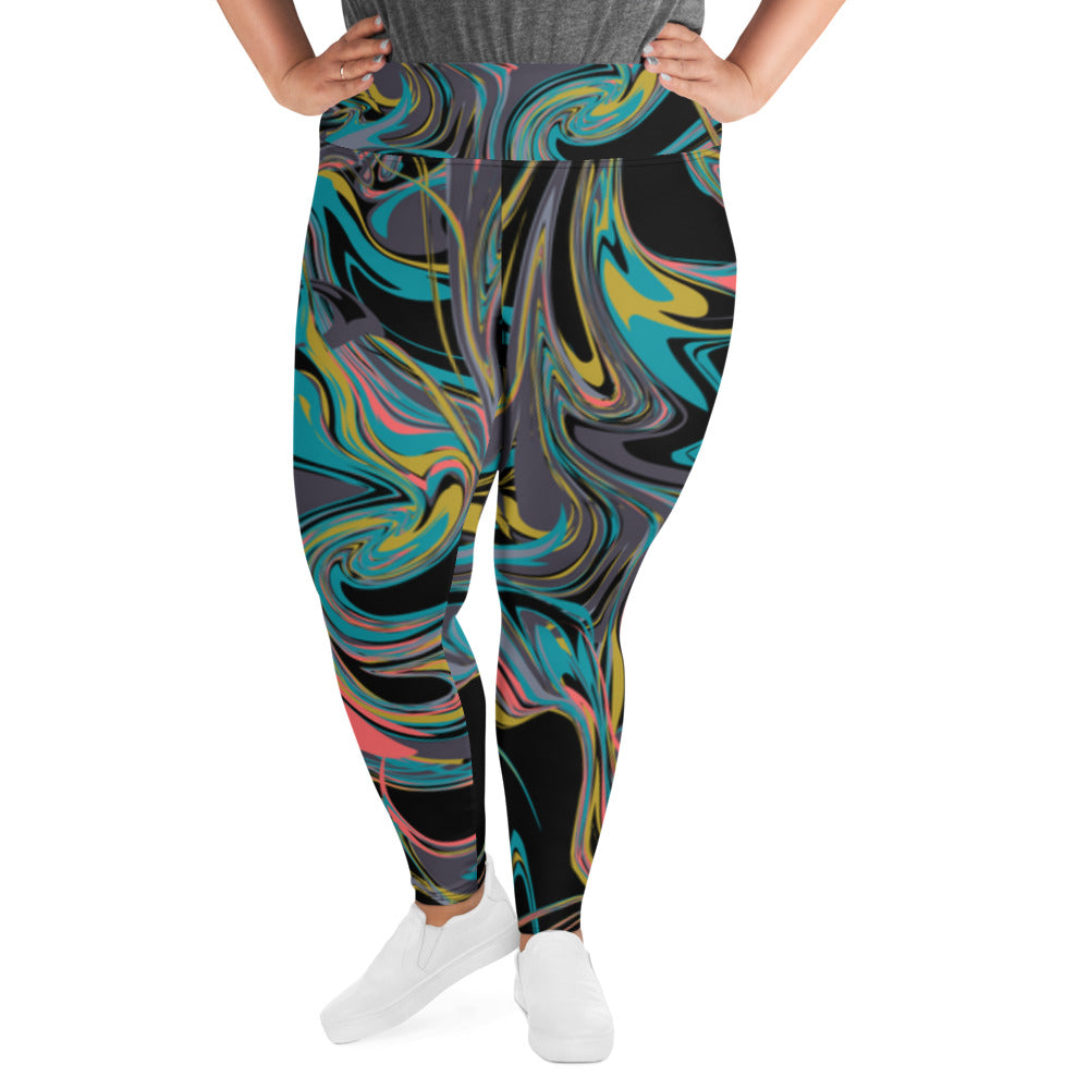 SUPA All-Over Print Plus Size Leggings