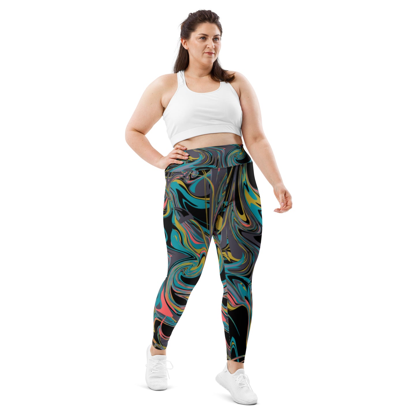 SUPA All-Over Print Plus Size Leggings