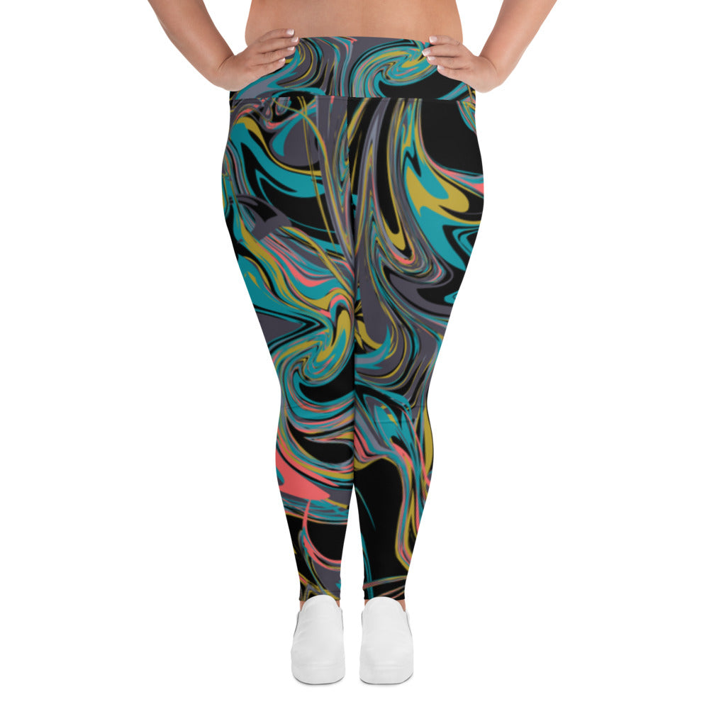 SUPA All-Over Print Plus Size Leggings