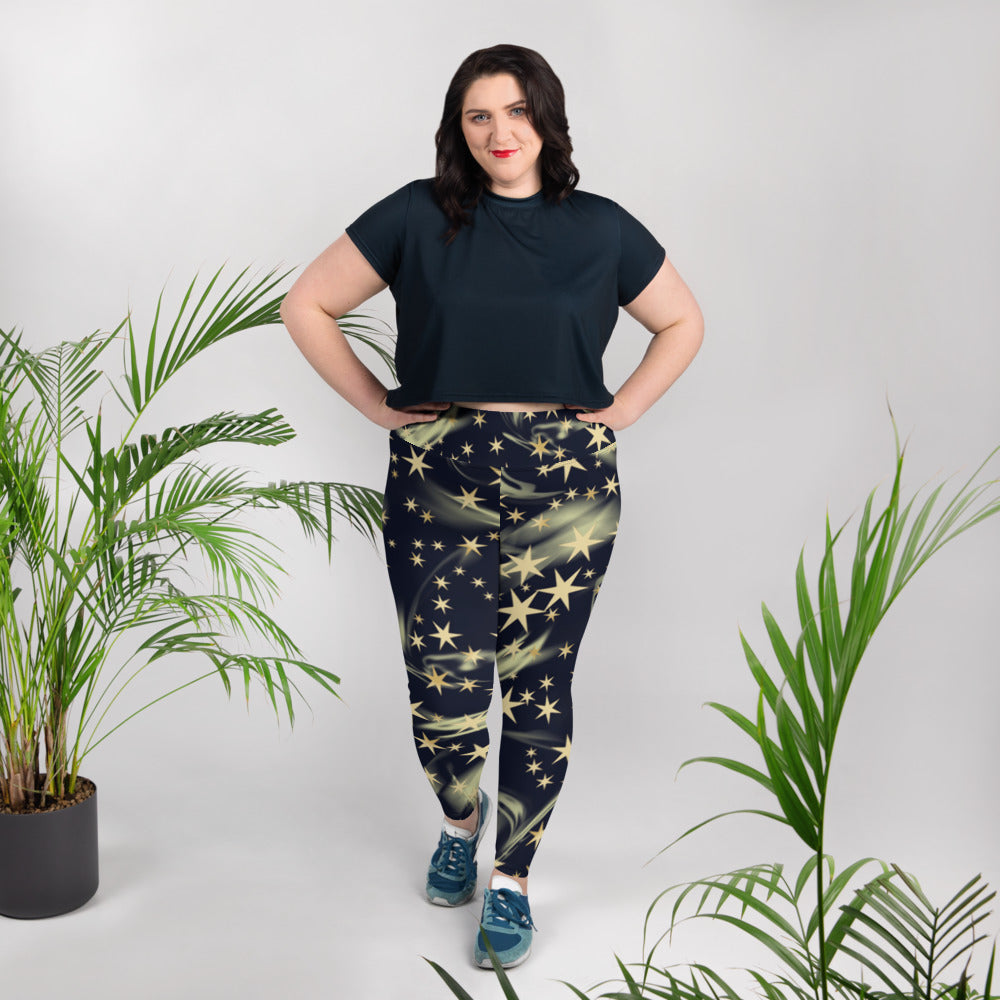 SUPA All-Over Print Plus Size Leggings