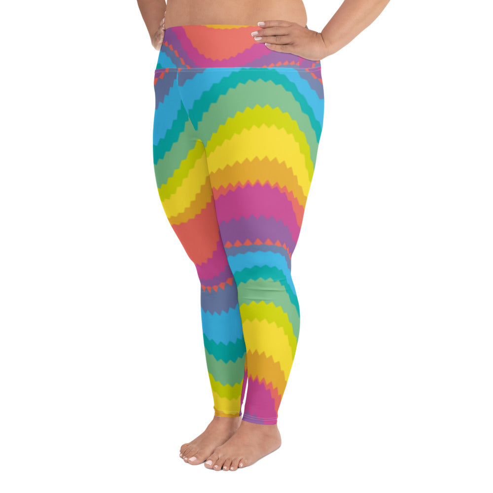 SUPA All-Over Print Plus Size Leggings