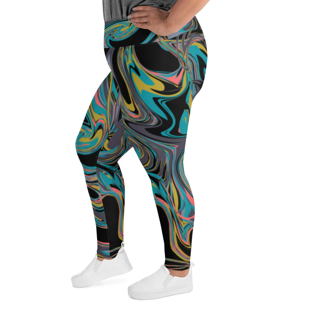 SUPA All-Over Print Plus Size Leggings