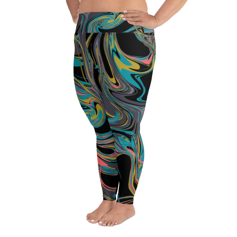 SUPA All-Over Print Plus Size Leggings