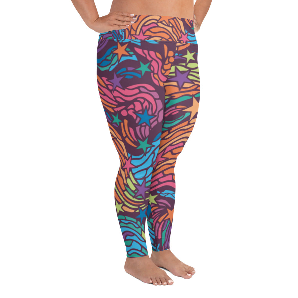 SUPA All-Over Print Plus Size Leggings