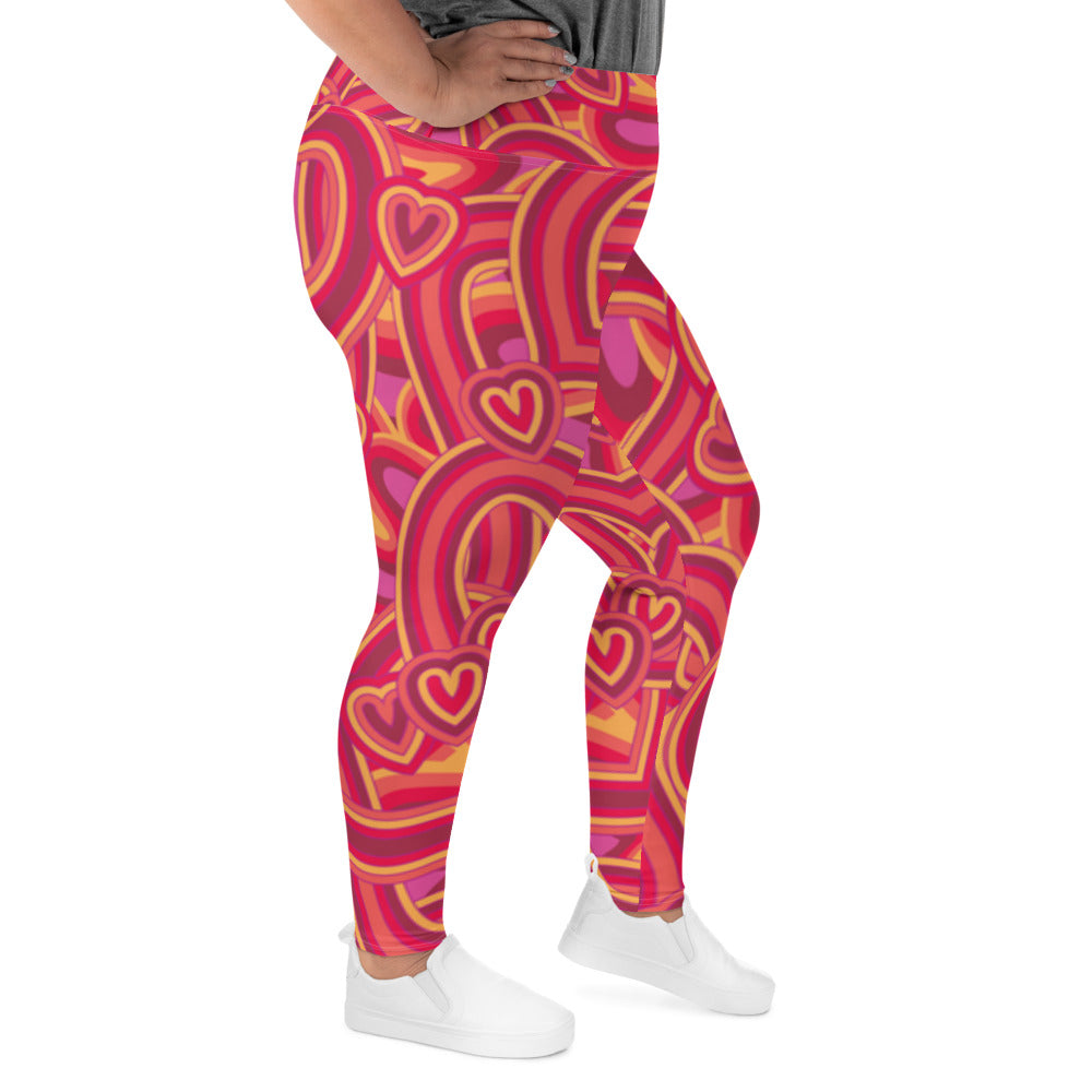 SUPA All-Over Print Plus Size Leggings