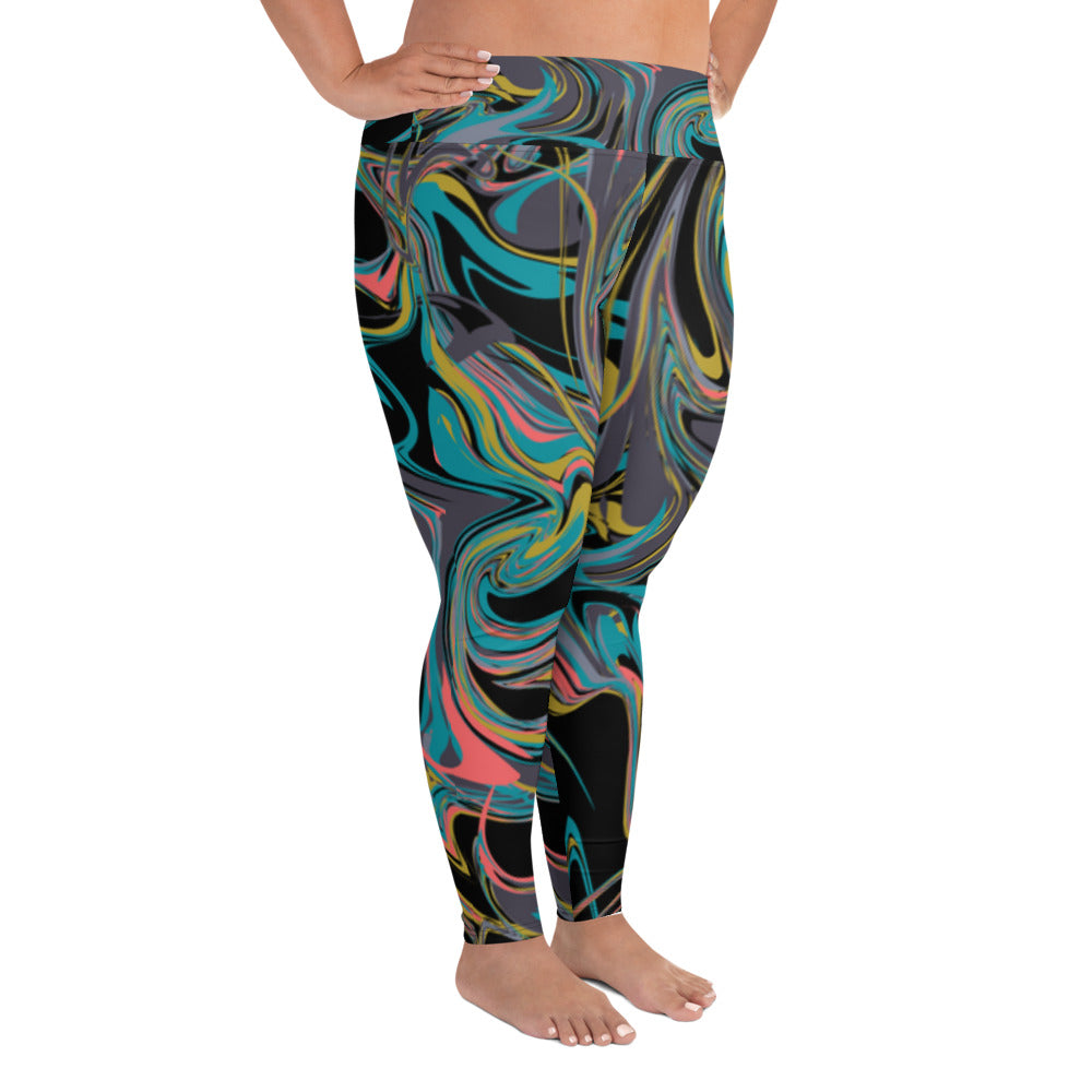 SUPA All-Over Print Plus Size Leggings