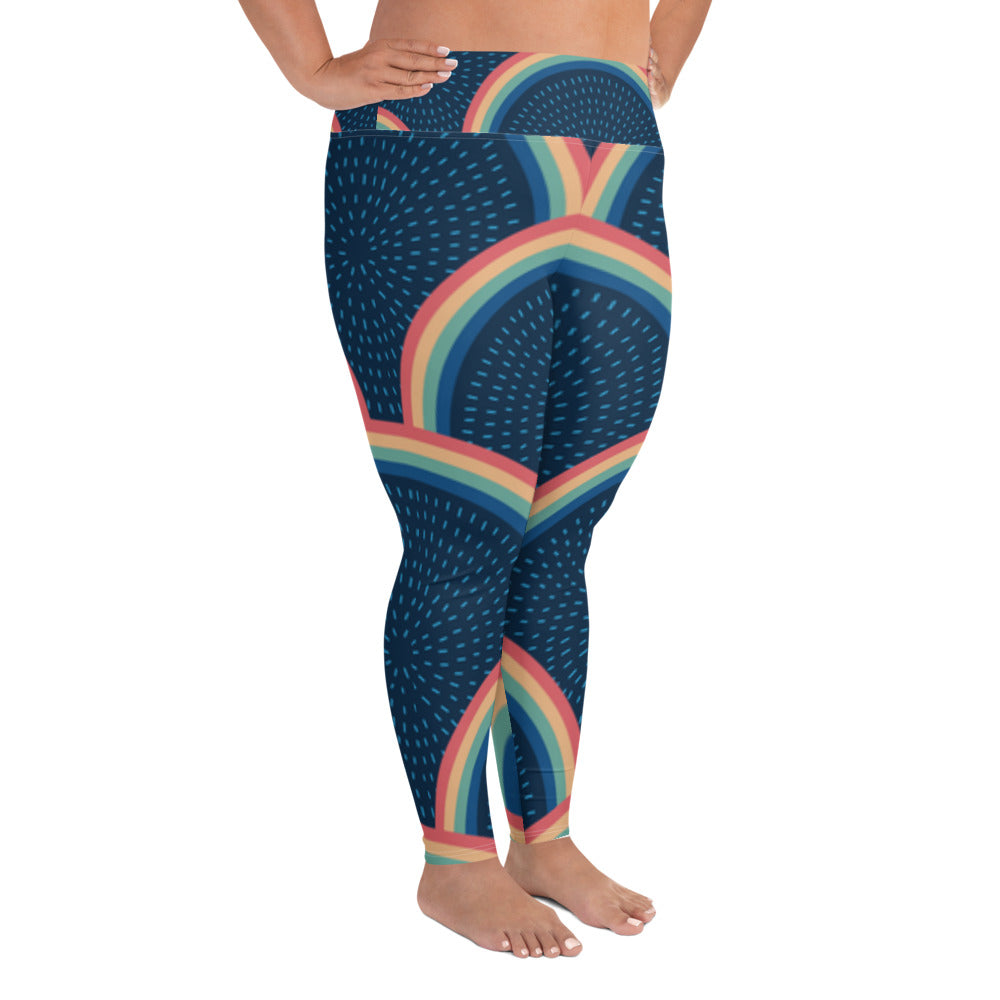 SUPA All-Over Print Plus Size Leggings