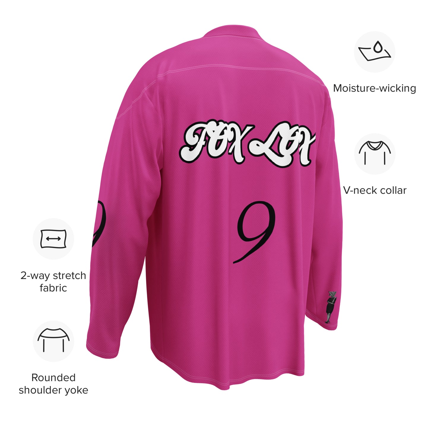 FOX LOX Recycled hockey fan jersey