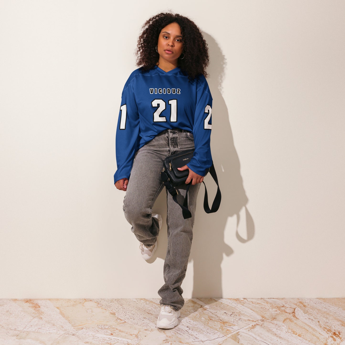 super Recycled hockey fan jersey