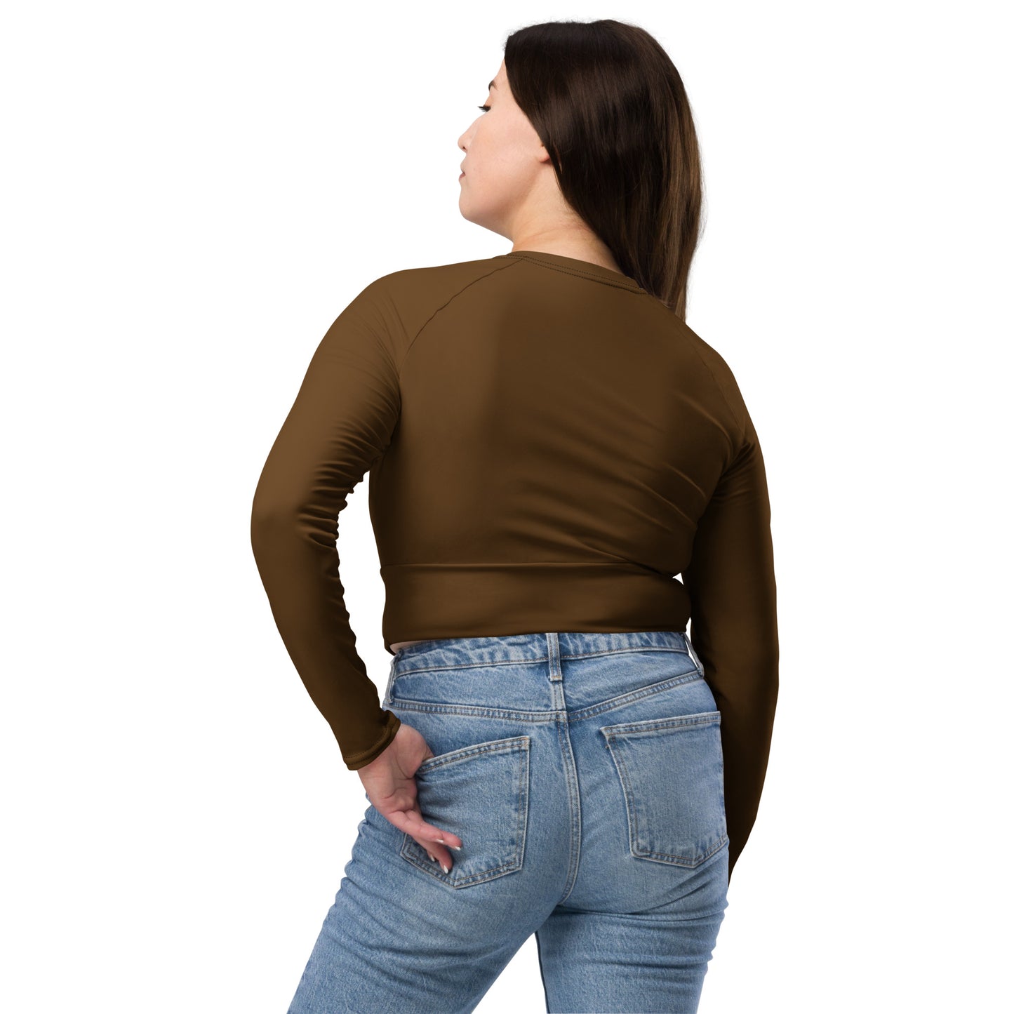 VOYEA Recycled long-sleeve crop top