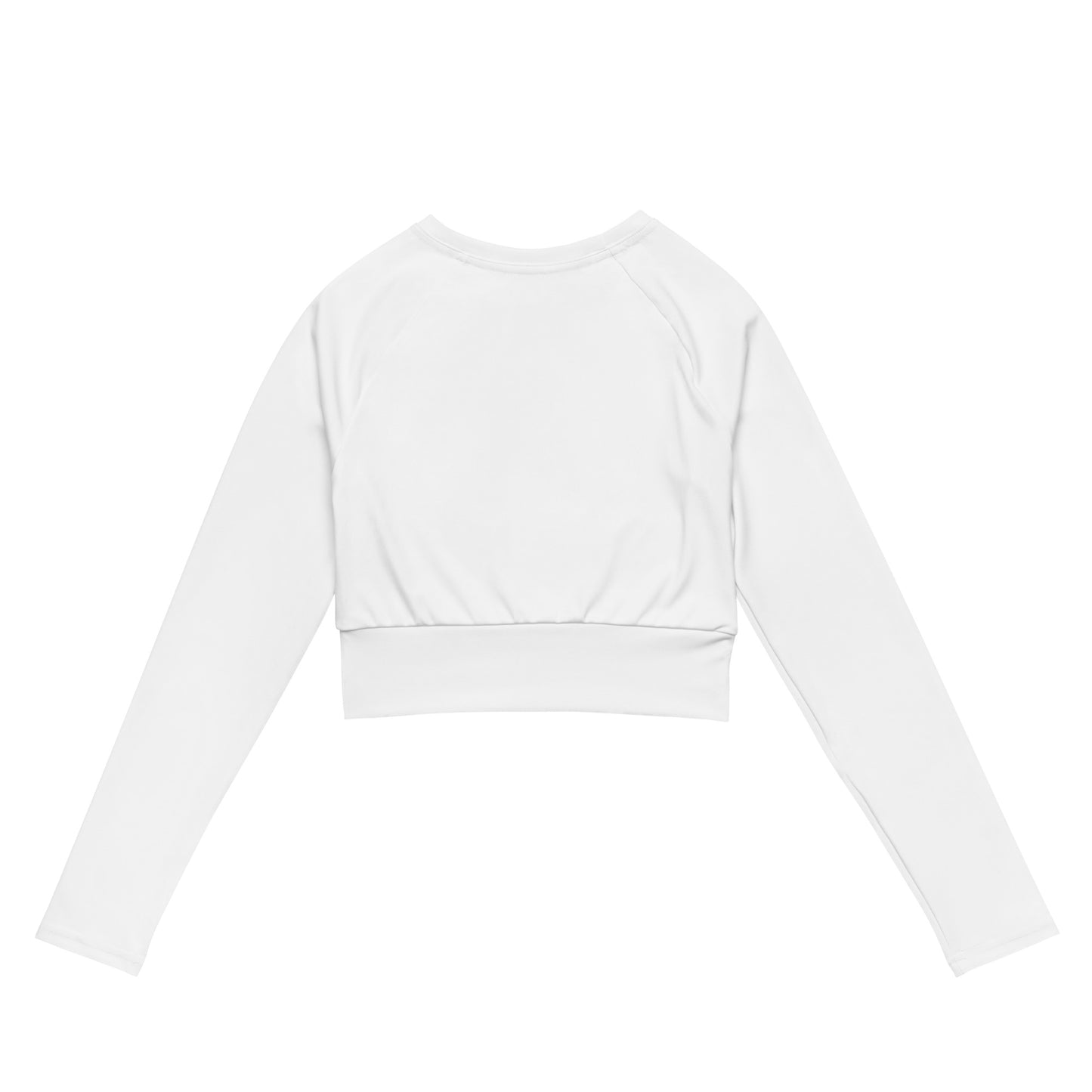 Voyea Recycled long-sleeve crop top