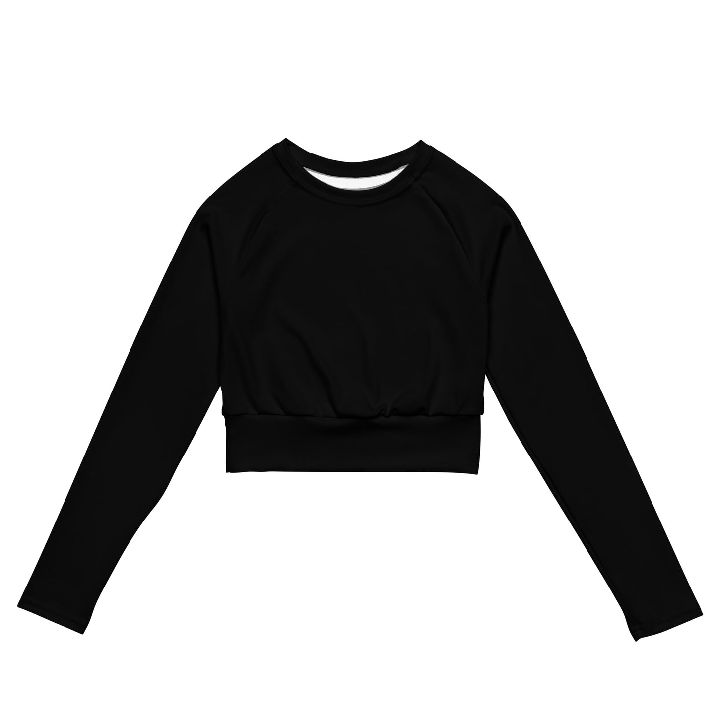 Voyea Recycled long-sleeve crop top