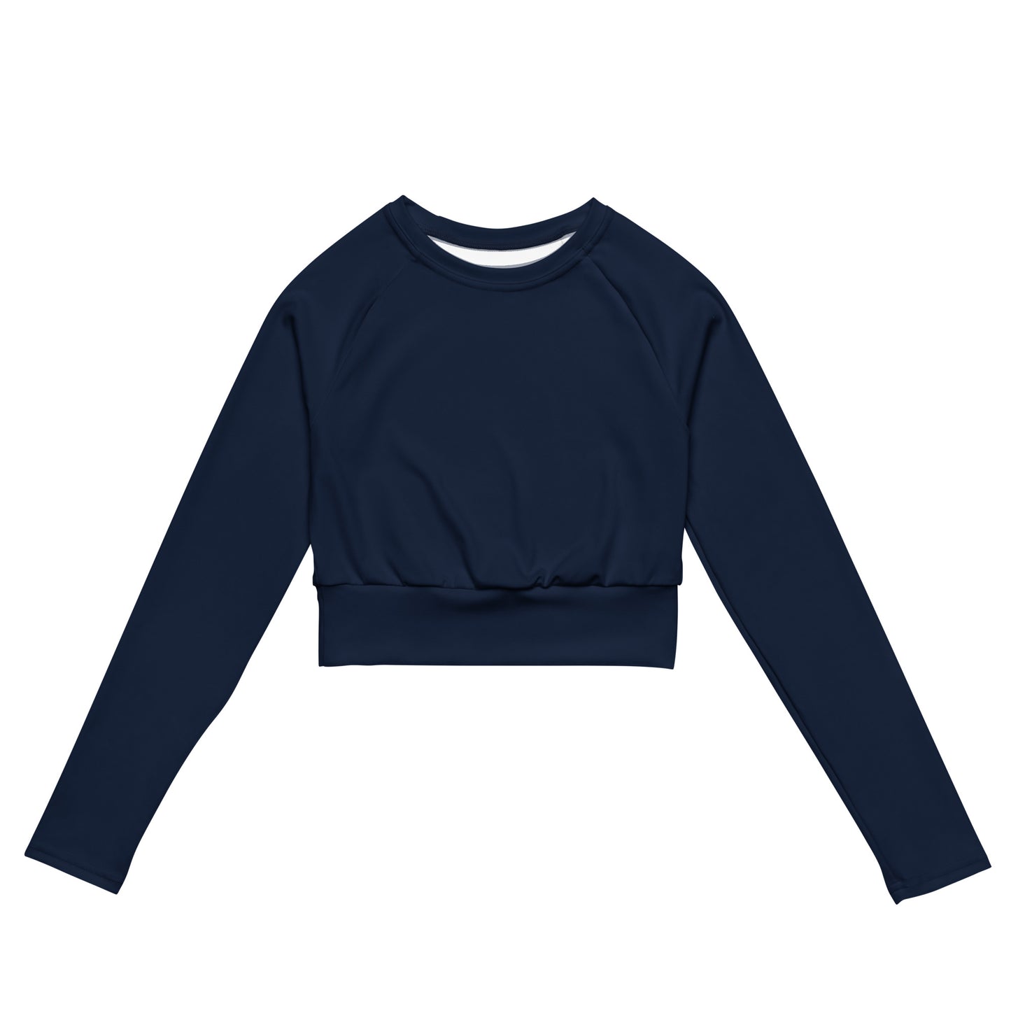 Voyea Recycled long-sleeve crop top