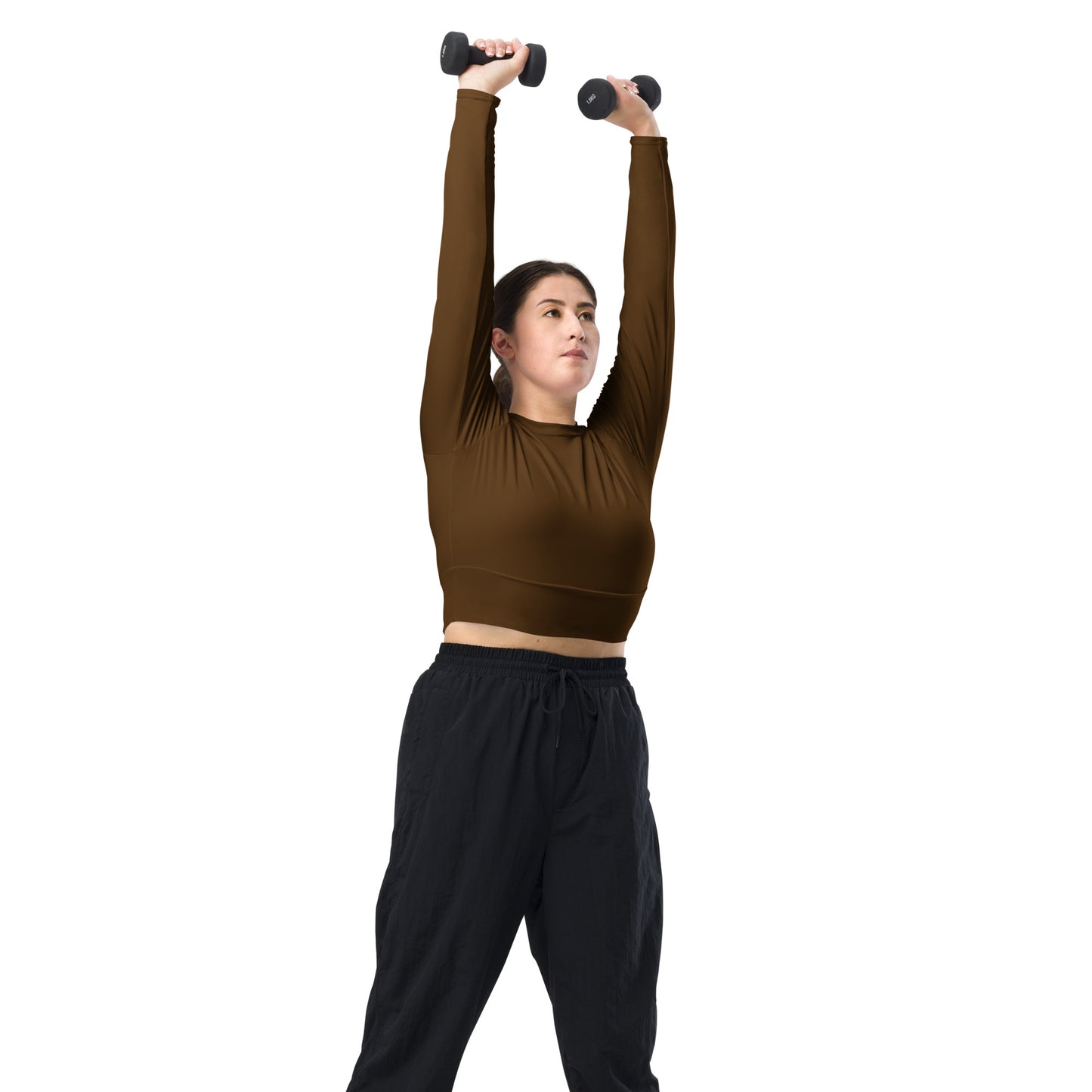 VOYEA Recycled long-sleeve crop top