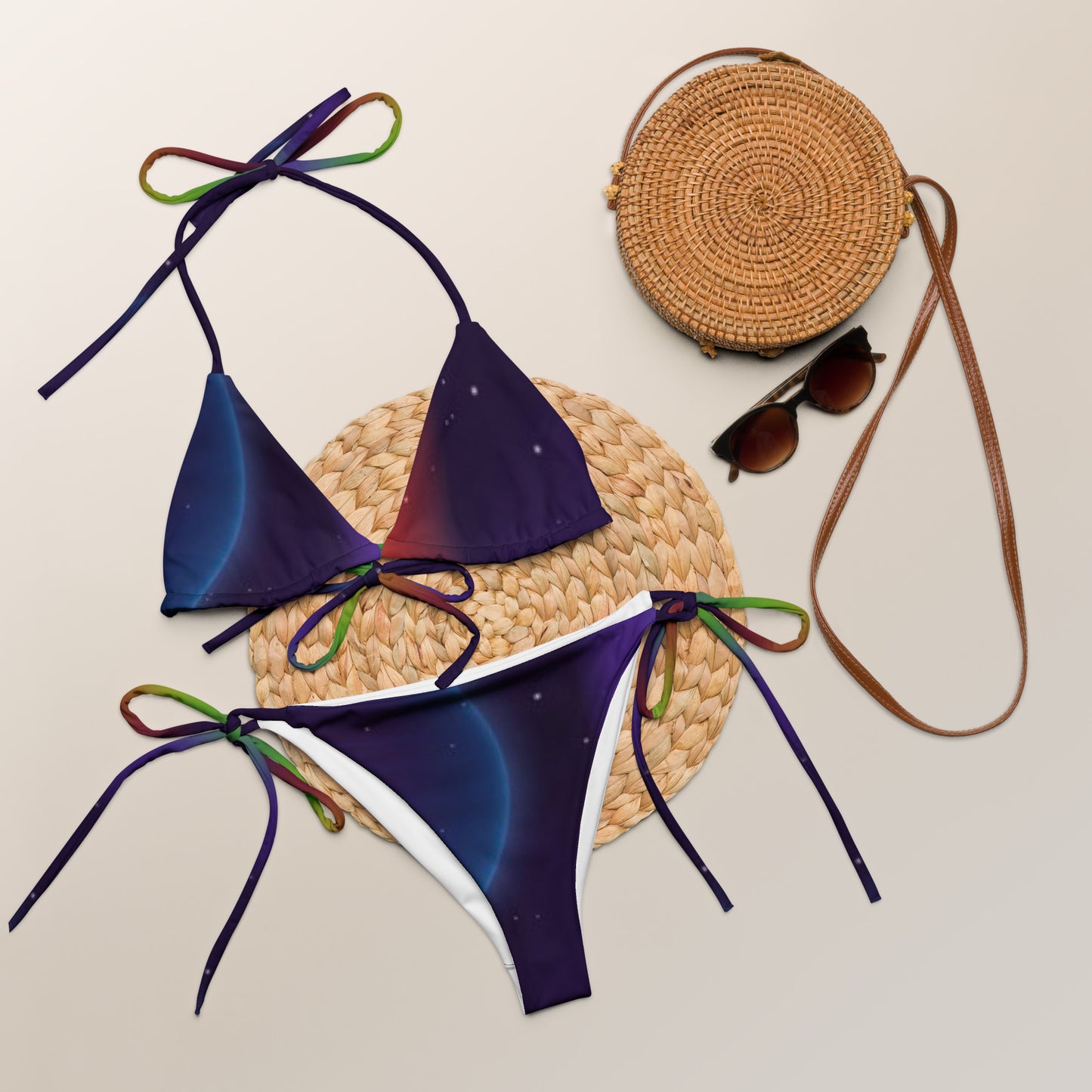 supa All-over print recycled string bikini