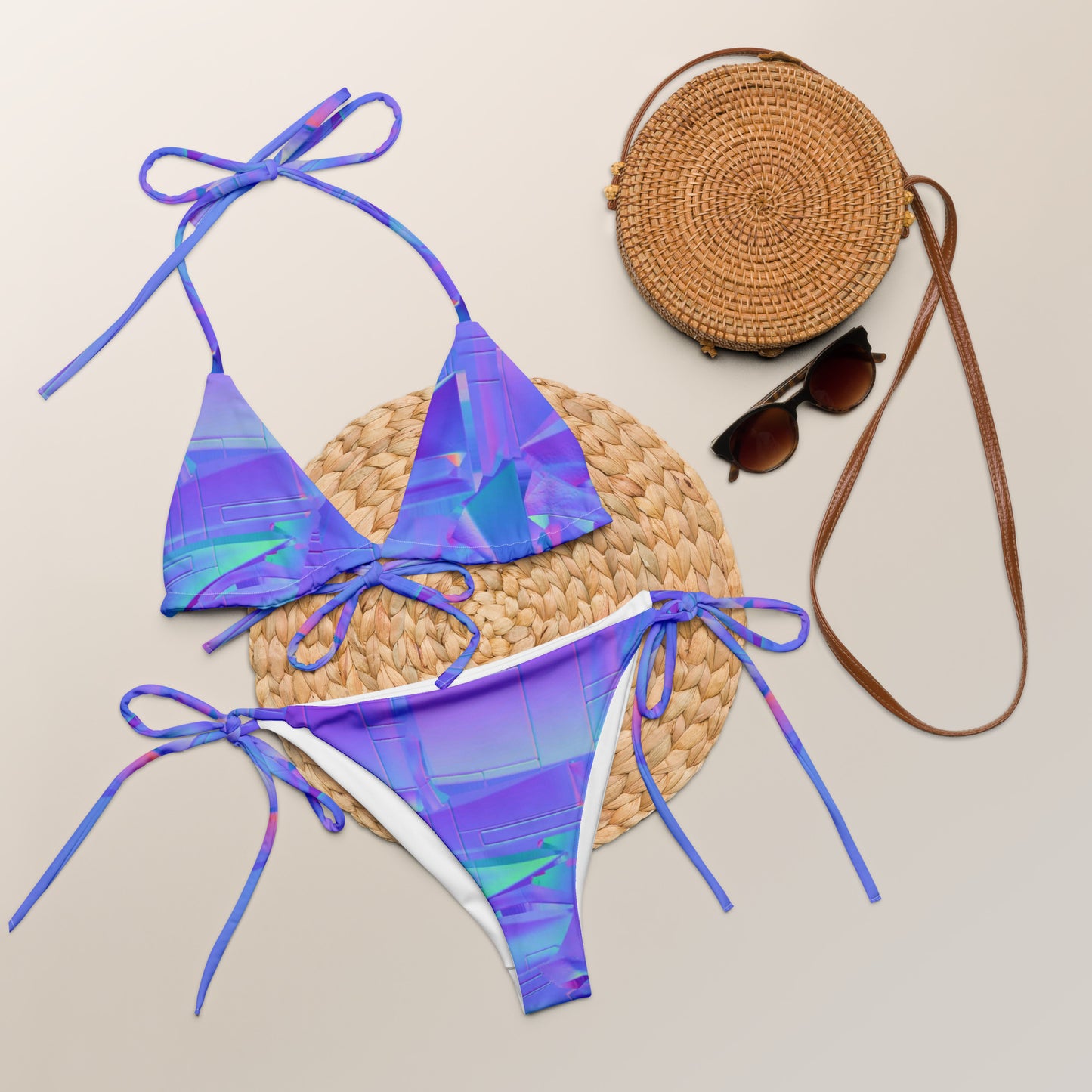 supa All-over print recycled string bikini