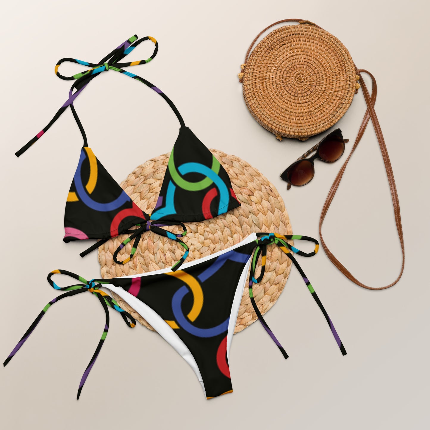 supa All-over print recycled string bikini