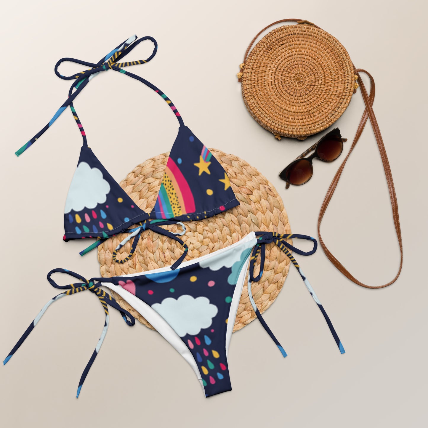 supa All-over print recycled string bikini
